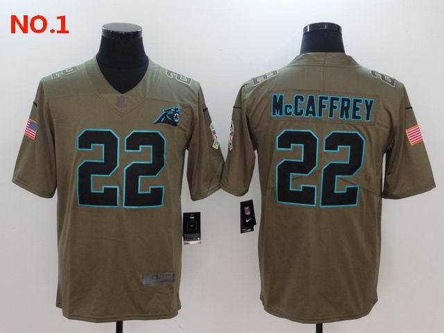 Men's Men's Carolina Panthers #22 Christian McCaffrey Jerseys-3